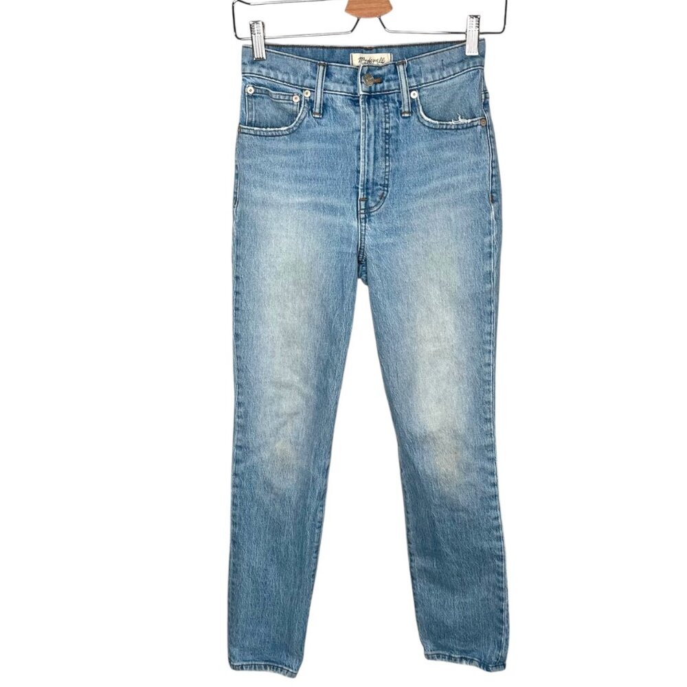 Madewell The Perfect Vintage Full-Length Jeans Light Wash Denim SIze 25P